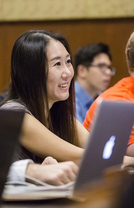 Students attending a Lecture