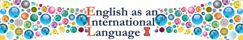 Banner image for English as and International Language with double globes